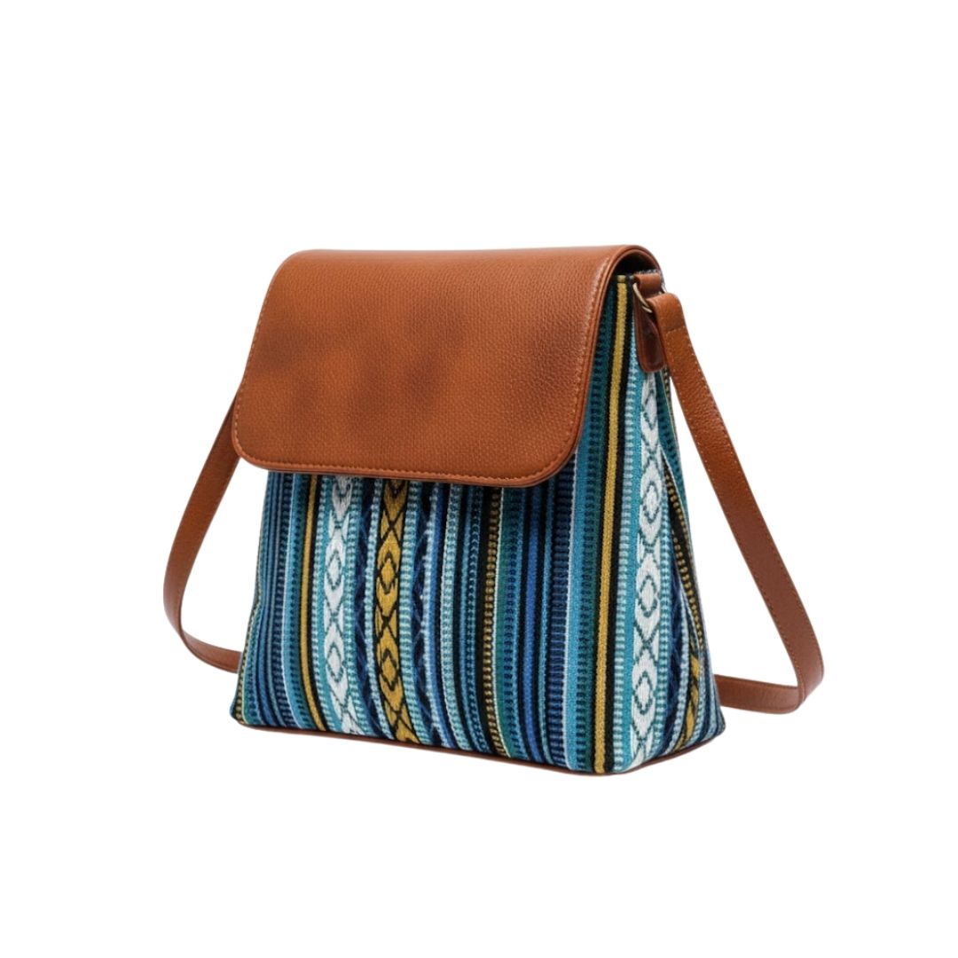 Stylish Leather Flap Sling Bag for Everyday Use 148